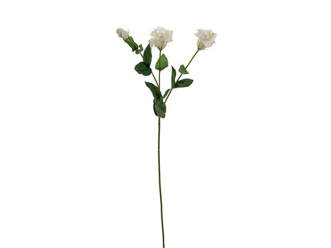 Lisianthus x3 real touch cm 72 bianco Bruco