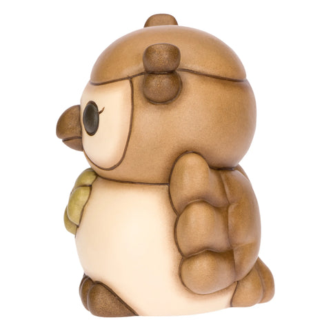 Gufo con Quadrifoglio marrone Thun
