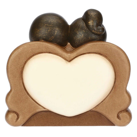 Coppia anniversario con libro in ceramica, grande Thun