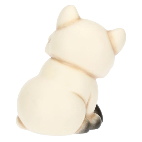 Volpe bianca Perla in ceramica Inverno Incantato, media