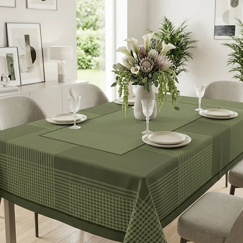 Tovaglia Pura Verde 150 X 360 CM