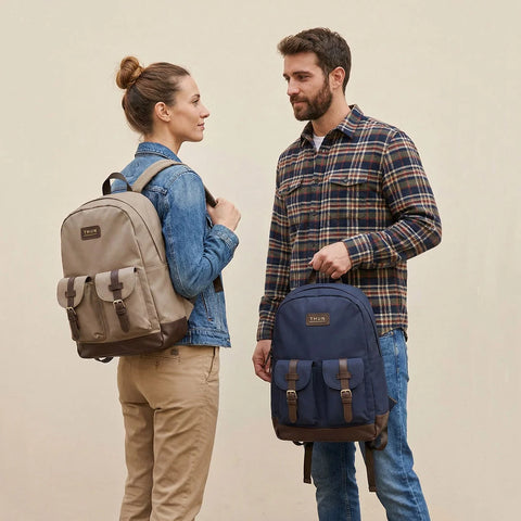 Zaino con Tasche Green Thun