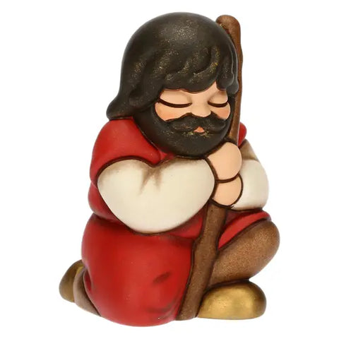 Pellegrino in ceramica presepe classico