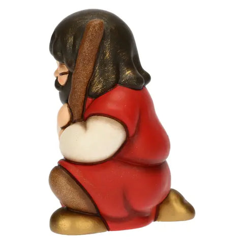 Pellegrino in ceramica presepe classico