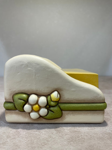 Porta foglietti adesivi in ceramica Country Bloom Thun