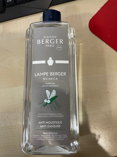 Lampe Berger - ANTI ZANZARE VENTO D'OCEANO 1Litro