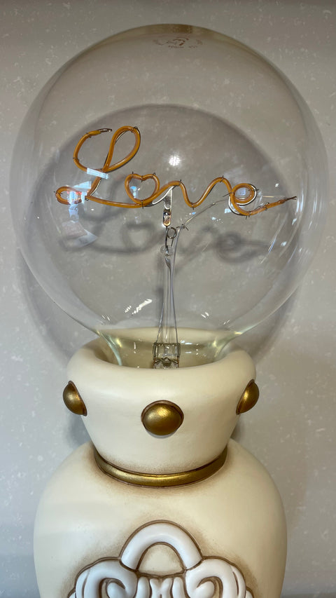 Lampada in ceramica forever Love