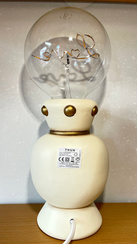Lampada in ceramica forever Love