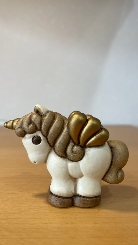 Unicorno in ceramica