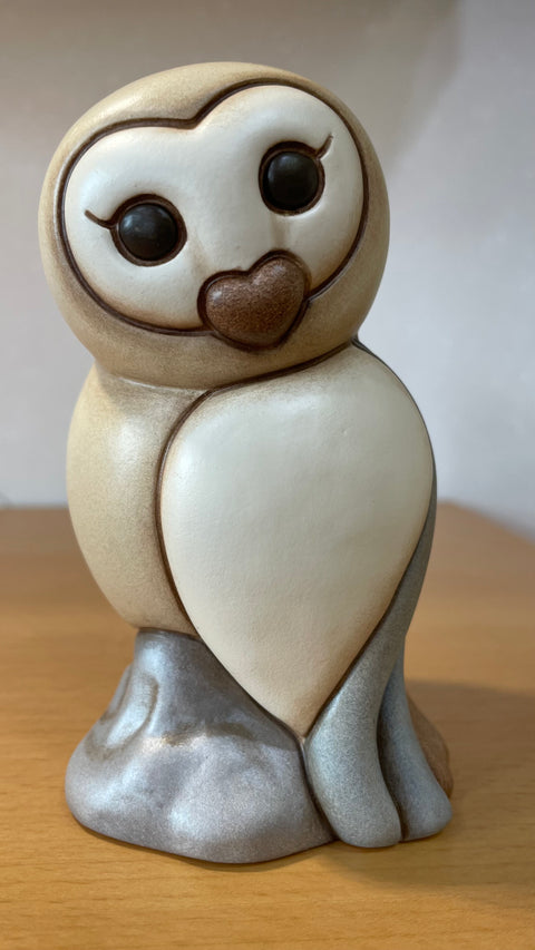 Barbagianni Gianni in ceramica medio