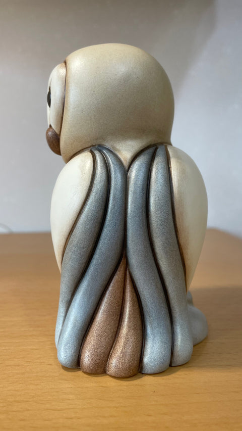 Barbagianni Gianni in ceramica medio