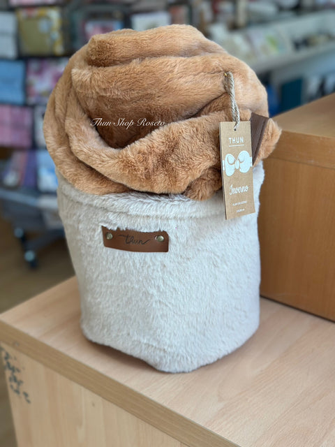 Set Cesto e Plaid Caramello Thun seasonal