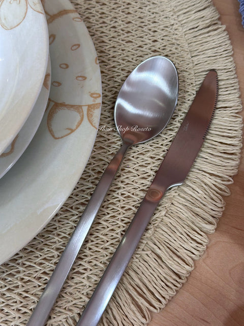 Set  24 Posate argentate Thun 4 Season