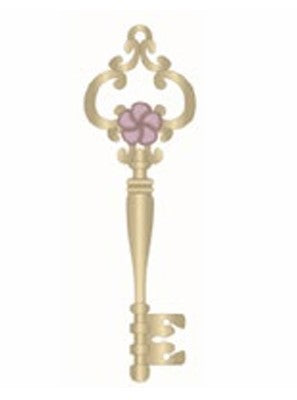 Chiave in metallo con frangipane Thun