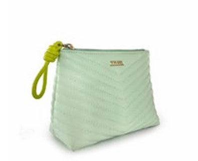 Trousse matelassé, verde acqua Thun