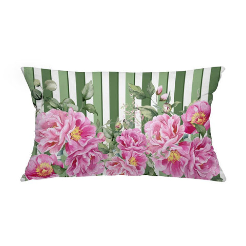 Cuscino idrorepellente Peony verde Casa Anversa