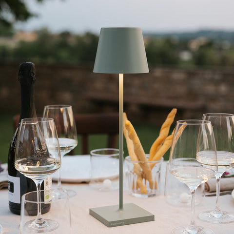 Poldina lampada da tavolo zafferano