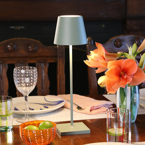 Poldina lampada da tavolo zafferano