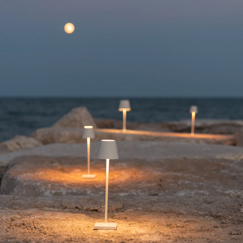 Poldina micro lampada da tavolo zafferano