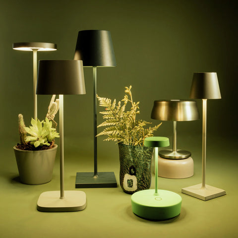 Poldina micro lampada da tavolo zafferano