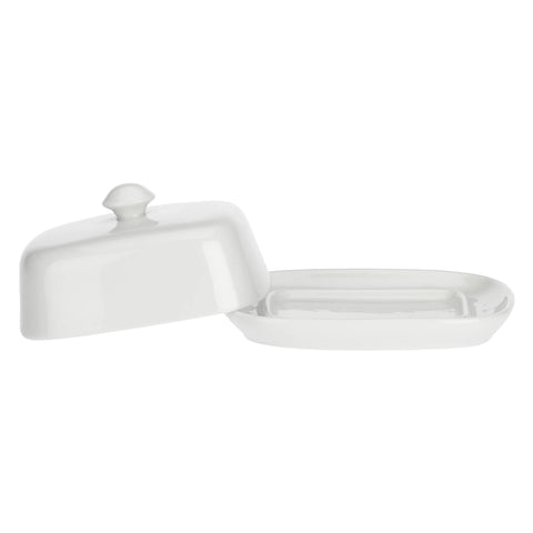 Burriera C/Coperchio Terrine la porcellana bianca