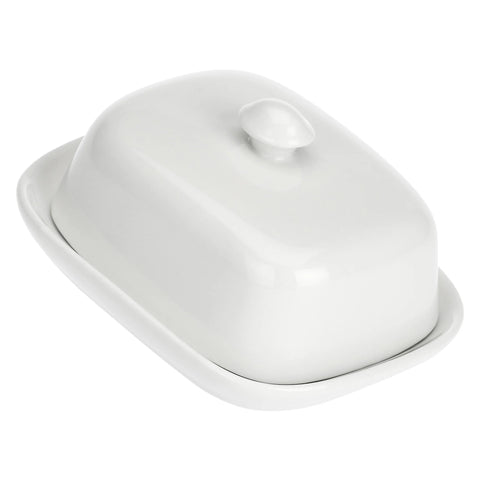 Burriera C/Coperchio Terrine la porcellana bianca