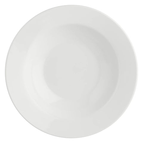 Set da 6 Piatto Fondo Falda Essenziale  Bone China Ø23 cm La porcellana bianca