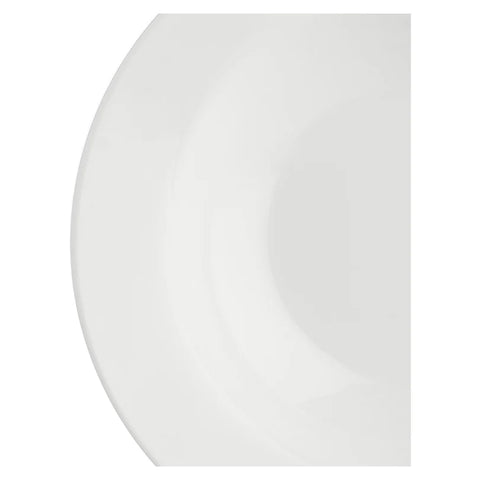 Set da 6, Piatto Fondo Falda, Essenziale la porcellana bianca