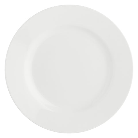 Set da 6 Piatto Frutta Falda Essenziale  Bone China, Ø20 cm La porcellana bianca