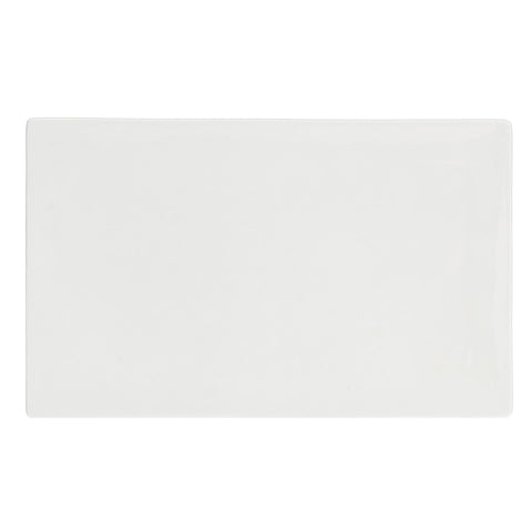 Gourmet Rettangolare Essenziale  Bone China la porcellana bianca