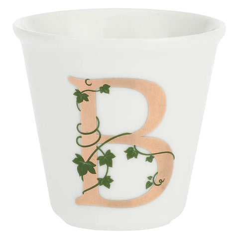 Bicchierino B C/Cucchiaino, Unico - La Porcellana Bianca