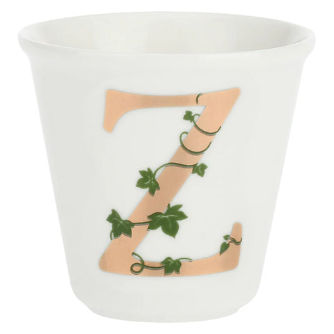 Bicchierino Z C/Cucchiaino, Unico - La Porcellana Bianca