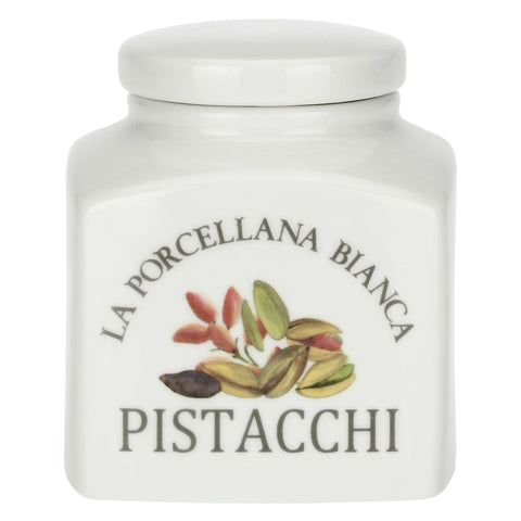 Barattolo Pistacchi Conserva la Porcellana bianca