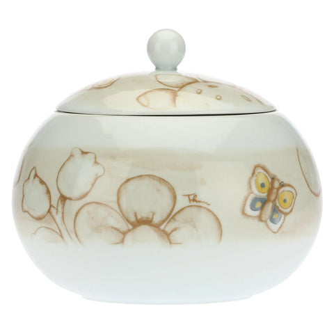 Biscottiera in porcellana Elegance