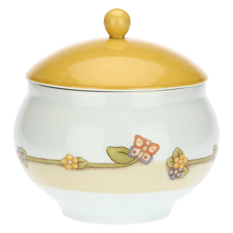 Biscottiera in porcellana Country