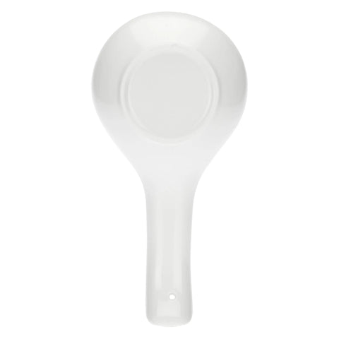 Poggia mestoli in porcellana Country con farfalla e fiori