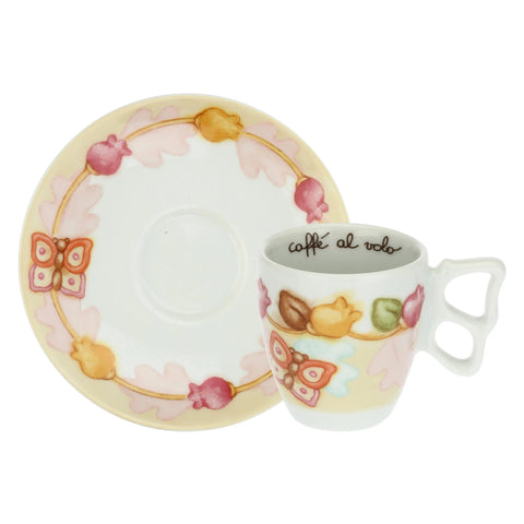 Set 2 tazzine caffè con zuccheriera Grace Linea GRACE - HOME IS WHERE FAMILY IS