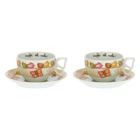 Set 2 tazze Grace medie Linea GRACE - HOME IS WHERE FAMILY IS