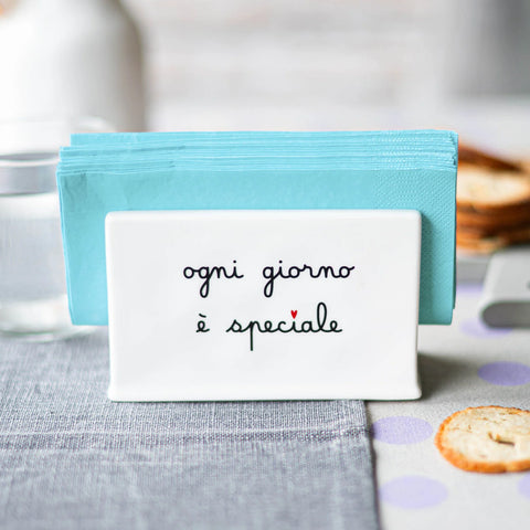 Portatovaglioli Ogni giorno è speciale  Simple Day