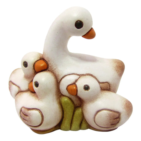 Oca con pulcini Presepe Classico Thun