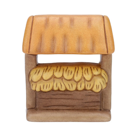 Mangiatoia con gatto Presepe Classico