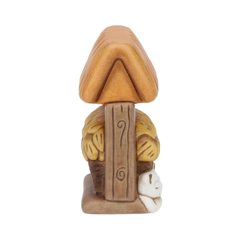 Mangiatoia con gatto Presepe Classico