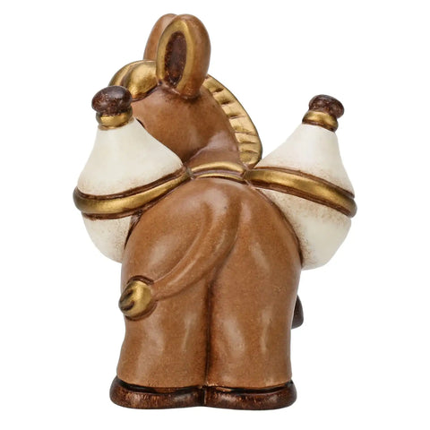 Asinello con fiaschetti Presepe Classico Thun