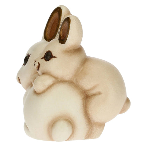 Coniglietti in ceramica per presepe Thun