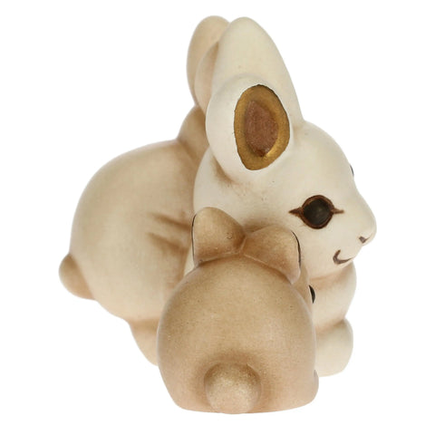Coniglietti in ceramica per presepe Thun