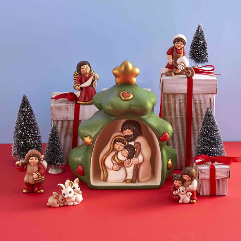 Albero di Natale con Presepe mini