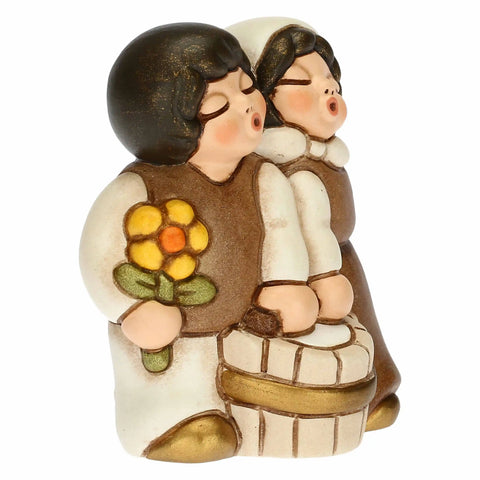 Bimbi con latte Presepe Classico bianco