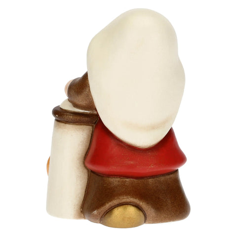 Donna alla fontana Presepe Classico Rosso