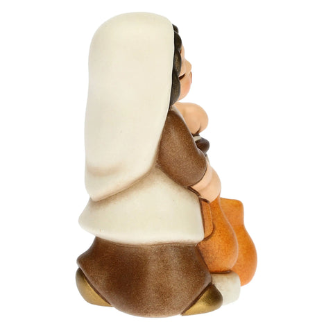 Donna alla fontana Presepe Classico bianco