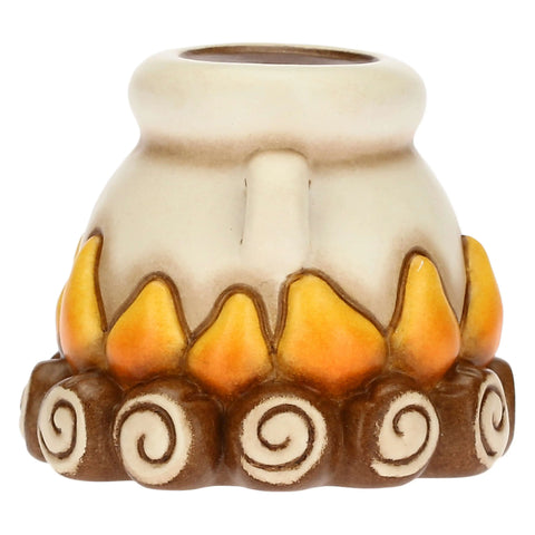 Focolare con pentola